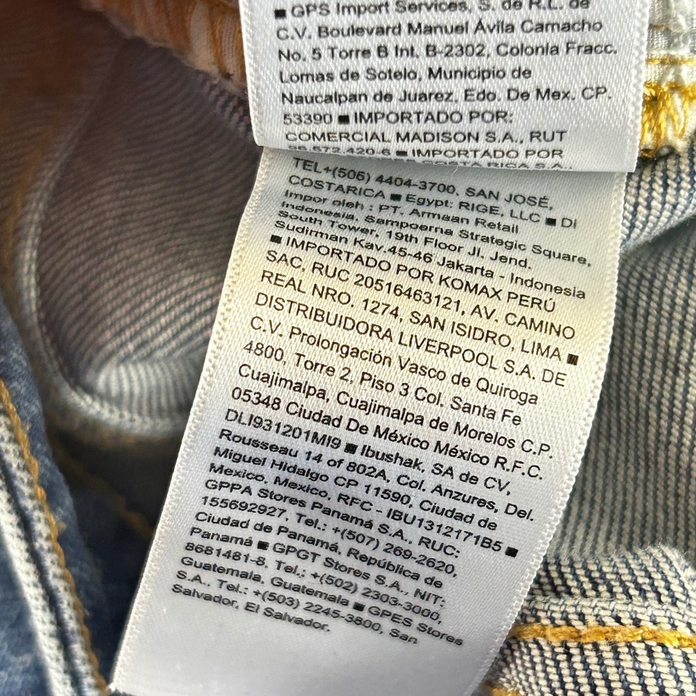 Old Navy Rockstar Super Skinny‎ Jeans Womens 8 Med Wash Distressed Ripped Denim - Picture 9 of 12